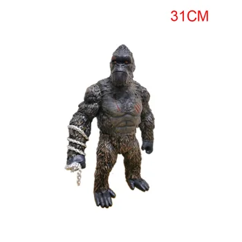 Moive King Kong Vs Gojira Figura de PVC Modelo Animal de Borracha Macia Figura de Ação Brinquedos