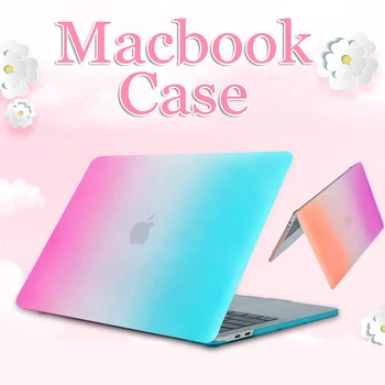 Caso de Laptop para Macbook Air Pro 11 12 13 15 16 arco-íris Capa para Macbook CaseFunda A1932 A2337 A2179 A1466 A2289 A2338
