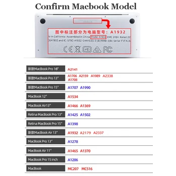 Caso de Laptop para Macbook Air Pro 11 12 13 15 16 arco-íris Capa para Macbook CaseFunda A1932 A2337 A2179 A1466 A2289 A2338