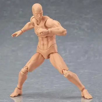 1 conjunto de 13cm Artista, Pintura Anime Figura de Esboço Desenhar Masculino Feminino Móvel do Corpo de uma Figura de Ação do Brinquedo Modelo de Desenhar Manequim