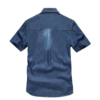 UAICESTAR de Verão, Algodão, Jeans de Manga Curta, Camisas para Homens da Marca de Moda Casual Slim Camisas de 2021 Novo de Alta Qualidade Camisas masculinas