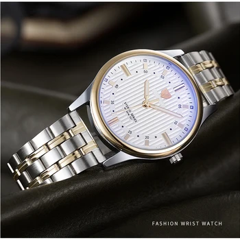 Luxo Homens Presentes Definir a Moda dos Homens Relógio de Aço Inoxidável de Qualidade Superior Correia de Dobrar a carteira de Homens Rosário Bracelete Para o Pai, os Homens