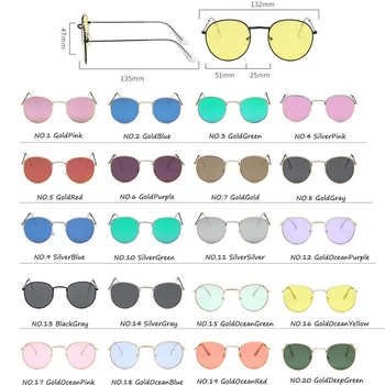 LeonLion Óculos de sol Retro Mulheres Rodada Vintage Óculos para Homens/Mulheres de Luxo da Marca de Óculos Mulheres Pequena Luneta Soleil Homme