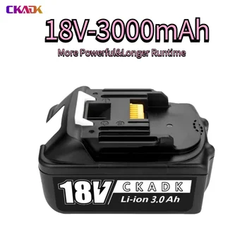Com Carregador BL1860 Recarregável Batteries18V 6000mAh de Íon de Lítio para Makita Bateria 18v 6Ah BL1840 BL1850 BL1830 BL1860B LXT400