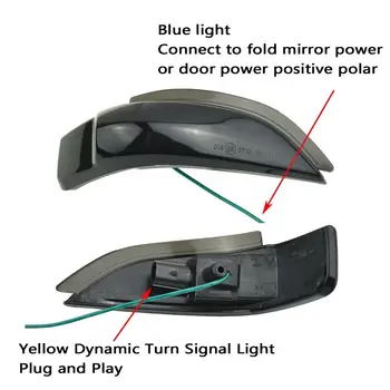 Dinâmico LED pisca Sequencial pisca-Pisca para a toyota aqua para Toyota Corolla Camry Prius Vios Axio-2013 Allion e premio