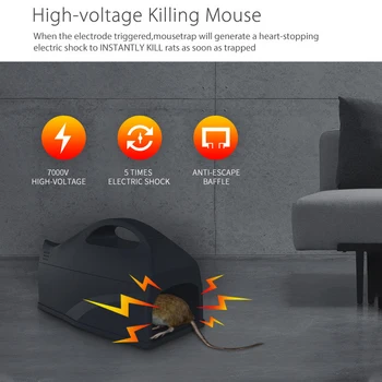 Tuya Mouse sem Fio Assassino Ratos Cola Rato Ratoeira de Pragas Armadilha Apanhador de Roedores Assassino de Controle de wi-Fi, Sensor de Vida Inteligente de Controle de APLICATIVO
