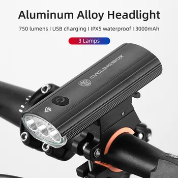Bike Bicicleta de Luz LED USB Recarregável Conjunto de Montanha Ciclo de Frente para Trás do Farol Lâmpada de Lanterna 2021 Dropship