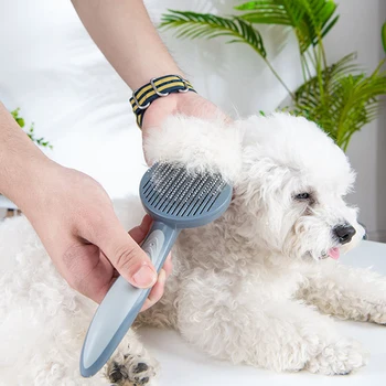 De alta Qualidade do animal de Estimação Pente Auto Escova de Limpeza Profissional Grooming Escova para Cães e Gatos de Estimação Luva Cão Banho de Gato de material de Limpeza