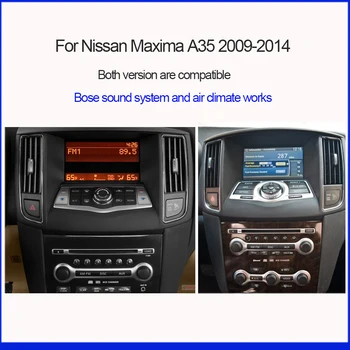 Tesla estilo android 128gb rádio do carro para Nissan MAXIMA 2009 2010 2011 2012 da tela de toque do carro player multimídia GPS com carplay