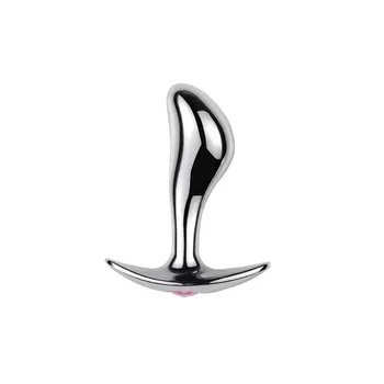 Cobra de Metal Forma de Cabeça de Masturbação G-pote de Expansão Plug anal Analplug Sexo Ferramenta
