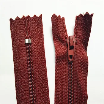 50Pcs 30-60 Cm (12-24 Polegadas ) 3# Bobina de Nylon Zíper de Costura, Artesanato de várias Cores Opcionais