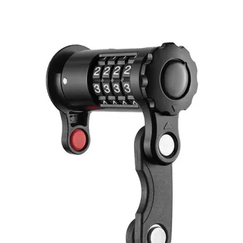 Fora de estoque ROCKBROS Senha / chave de Bloqueio de Moto Mini Portátil de Alta Segurança, Resistente à Broca de Bloqueio Anti-Roubo, com Cilindro de MTB Bicicleta