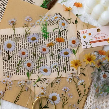 20set/pack Kawaii papel de carta Adesivos Planta de flor de DIY Artesanato, Scrapbooking Álbum de Lixo Diário Felizes Planejador Diário de Adesivos
