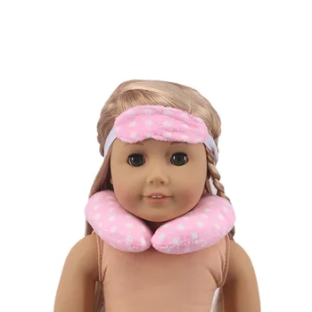 Roupas da boneca cor-de-Rosa Mochila de Tênis Acessórios para Americana de 18 Polegadas de Menina Boneca & 43 cm de Bebê Nascido de Boneca e Itens Nossa Geração