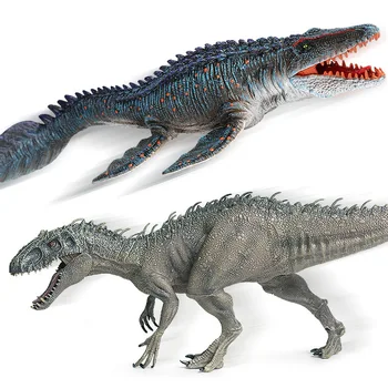 Dinossauros do jurássico Mundo Animal Modelo Indominus Rex Pterosaur de Mosassauro Stegosaurus Figuras de Ação de PVC de Recolha de Brinquedos Presentes