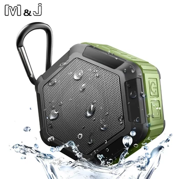 M&J Mini Portátil de Esportes ao ar livre sem Fio IP67 Waterproof o Orador de Bluetooth Chuveiro de Bicicleta Mp3 Player de Música Para o Telefone Esperto do PC