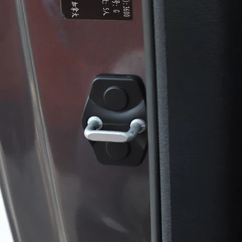 NHAUTP 2Pcs/conjunto de Acessórios para carros ABS Porta Tampa de Bloqueio Para Dodge Challenger 2012+