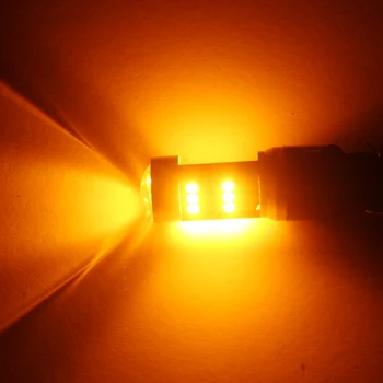2Pcs 1157, de Cor Dupla de Carro Luzes LED Branco+Âmbar P21/5W BAY15D Lâmpadas LED Auto Direção/Freio/ Sinal de volta da Lâmpada 12V