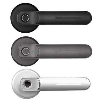 Fechadura digital Lidar com USB Recarregável Anti Roubo Smart Elétrico Biométricos Sem Entrada de Segurança com 2 Chaves de Casa Inteligente