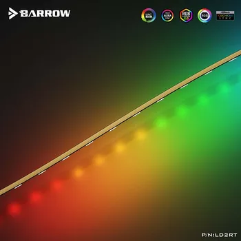 Barrow multi-color led strip RGB 5V prova de água de 50 cm/100cm aurora de iluminação, acessórios para refrigeração a água LD2RT-50/LD2RT-100