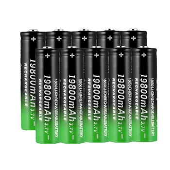 2021 Novo 18650 Li-Ion bateria 19800mah bateria recarregável de 3,7 V para lanterna LED lanterna ou dispositivos eletrônicos batteria