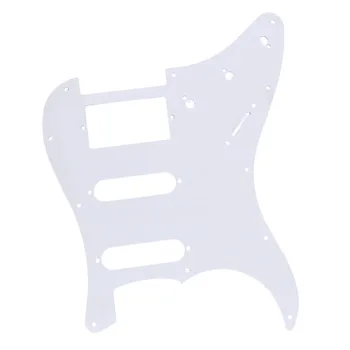 Guitarra elétrica Pickguard 3-Ply Anti-risco Placa de FD ST S-S-o Dobro de Peças Branco Pérola