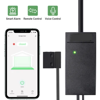 Sensor da Porta da garagem Abridor de Controlador Remoto wi-Fi Interruptor de Tuya Vida Inteligente App Alerta funciona com o Google Home Alexa Automação residencial