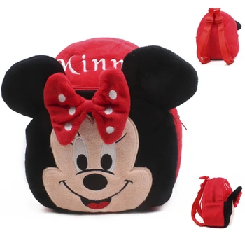 NOVO Anime da Disney para crianças, bolsa Mickey Mouse crianças Bacpack Outono Rato de Minnie do Mickey de padrão de mochila de Crianças Presentes de Natal