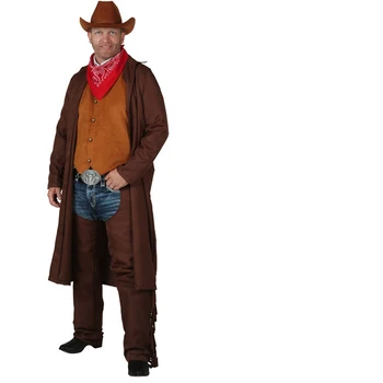 2020 Filhos Adultos Cowboy Trajes Cosplay Festa De Halloween Máscaras Menino Wild West Fantasia De Cowboy Colete Boné Lenço De Roupas