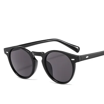 2021 Homens Modas Oval Pequeno Óculos de sol Claro Clássico UV400 Óculos de Sol Tendências para novos Tons Transparentes para as Mulheres