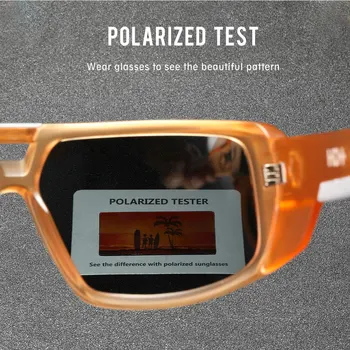 ESPIÃO TURNÊ de Homens, Óculos de sol Polarizados Esportes 1,1 mm de Espessura de Polarização de Óculos de Sol de Qualidade 5-o Barril de Dobradiças Caixa Original