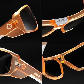ESPIÃO TURNÊ de Homens, Óculos de sol Polarizados Esportes 1,1 mm de Espessura de Polarização de Óculos de Sol de Qualidade 5-o Barril de Dobradiças Caixa Original