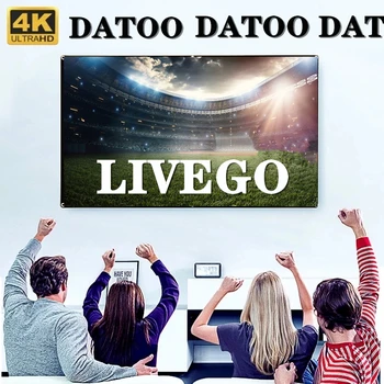 DATOO - LIIVEGO 4K de Projeção de Tela em HD Para a família de Projeção Acessórios