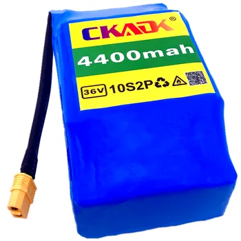 18650 bateria CKADK 10s2p 36V Li recarregável de iões de 4400mah bateria de 4,4 ah de ciclo único Foco de tensão da Placa de bateria