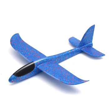 Brinquedo infantil lançar mão de espuma de avião planador de avião modelo montado ao ar livre modelo