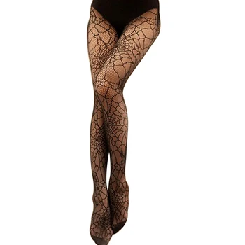 Mulheres teia de Aranha Collants Halloween Bruxa do Vestido de Fantasia da Mascote meia-Calça Meias-Calça meia-calça para o traje de Halloween