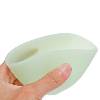 Inodoro Anti-Gota De Silicone Bowl, Temperar O Óleo Essencial De Bacia Máscara Facial Mistura De Medição De Sal Molho De Açúcar Manteiga Tigela L