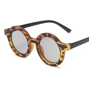 Moda Rodada Crianças Óculos de sol Retro Verão da Marca Clara Tons Crianças Óculos de Sol de Luxo 2021 Vintage Óculos de oculos