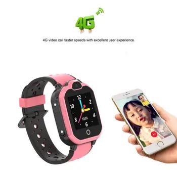 4G Smart Watch Crianças Câmera GPS WIFI Impermeável Criança Estudantes Smartwatch Chamada de Vídeo o Monitor de Rastreador de Localização do Relógio do Telefone
