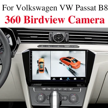 A Volkswagen VW Passat B8~2021 Carro GPS Multimídia de Áudio de Rádio-Navegação NAVI Jogador CarPlay 360 BirdView