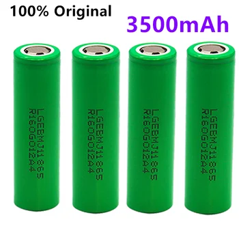 Novo 18650 Bateria 3.7 v 3500mah INR18650 LG MJ1 1865 10A Descarga para LG bateria Recarregável Li-ion Batteria