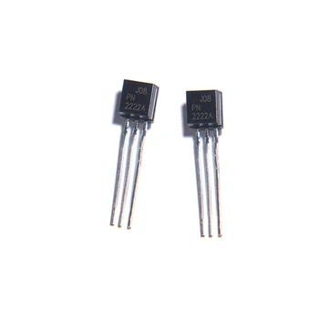 100PCS/MONTE PN2222 PN2222A 40V0.6A NPN PARA-92 TO92 Tríodo Transistor Original de Boa Qualidade Chipset