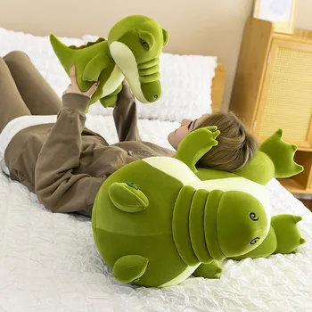Quente Gostoso Huggable Crocodilo Bonito Brinquedos De Pelúcia, Brinquedos De Pelúcia Fofo Animais Dos Desenhos Animados De Boneca Namorada Travesseiro Para Dormir Crianças Do Bebê De Presente De Aniversário