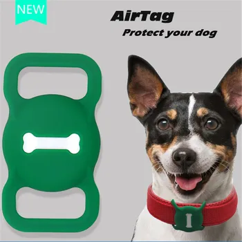 Coleira para Apple Airtag Cão Gato Alça Ajustável Manga Adequado de Ar de Etiquetas Anti-risco Tampa de Proteção Para o Caso Airtags
