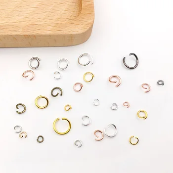 15g abrir o anel O-ring anel de conexão brincos brincos de diy material de jóias pacote de acessórios-um bom toque único