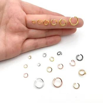 15g abrir o anel O-ring anel de conexão brincos brincos de diy material de jóias pacote de acessórios-um bom toque único