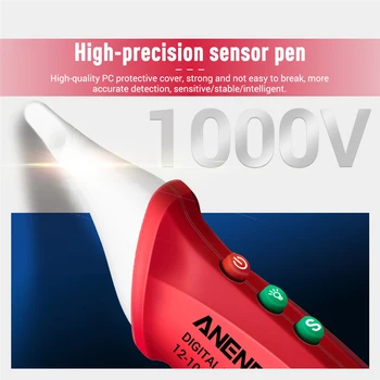 ANENG VC1018 Tensão de Corrente do Medidor Amperímetro Detector de Não-contato de Ferramentas Elétricas do Sensor Digital AC Tensão Tester Caneta