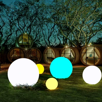 Impermeável Garden Pool Bola de Luz ao ar livre Recarregável Flutuante Lâmpada LED Gramado Festa Jardin de Decoração de uma Piscina para Piscinas Flutuar