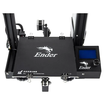 Creality Ender-3/Ender-3X Vidro Temperado Opcional,V-slot de Retomar a Energia de Falha de Impressão KIT de Viveiro Impressora 3D 220*220*250mm