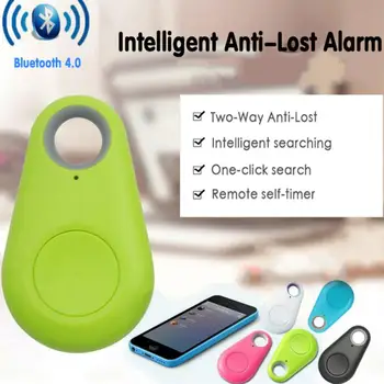 De Cão inteligente de Animais de estimação compatível com Bluetooth 4.0 GPS Tracker Anti-perda de Alarme Tag sem Fio Criança Bolsa Carteira Key Finder Localizador de Rastreadores